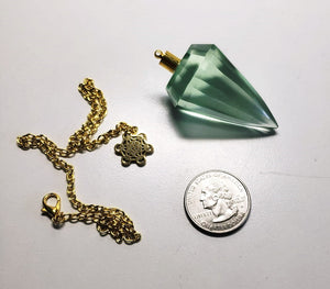 Mint Andara Crystal Pendulum