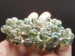 Agate - Moss EO++ 8+mm 26inch