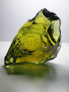 Green - Light Traditional Andara Crystal 1.07kg