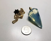 Load image into Gallery viewer, Opalescent Andara Crystal Pendulum