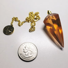 Load image into Gallery viewer, Peach Andara Crystal Pendulum