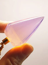 Load image into Gallery viewer, Opalescent Pink Andara Crystal Pendulum