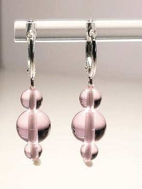 Pink Andara Crystal Earrings