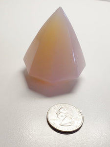 Opalescent Pink Andara Crystal Diamond 110g