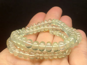 Prehnite - Green EO+ 4-7.5mm 17.75inch