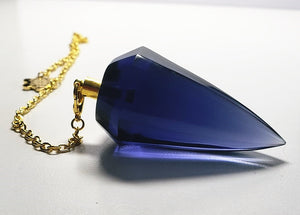 Purple Andara Crystal Pendulum