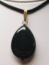 Load image into Gallery viewer, Obsidian - Rainbow Therapeutic Pendant C