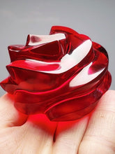 Load image into Gallery viewer, Red Andara Crystal Rose 132g