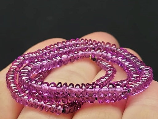 Rhodolite EO+ 3.5-4.5mm 17.75inch