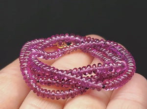 Rhodolite EO+ 3.5-4.5mm 18.5inch