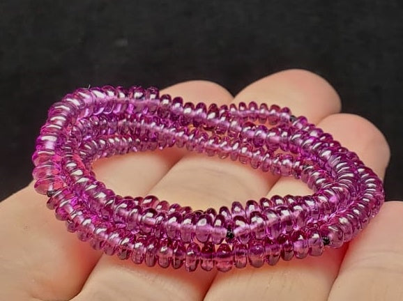 Rhodolite EO+ 3.5-4.5mm 18.75inch