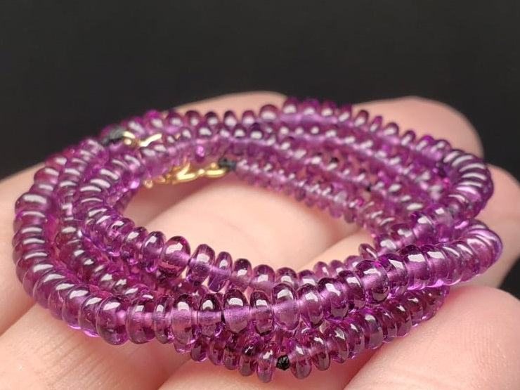 Rhodolite EO+ 3-4.5mm 17inch