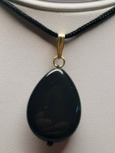 Load image into Gallery viewer, Obsidian - Rainbow Therapeutic Pendant D