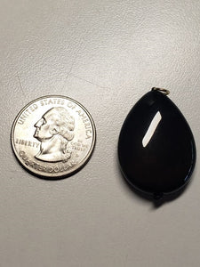 Obsidian - Rainbow Therapeutic Pendant A