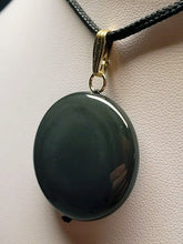 Load image into Gallery viewer, Obsidian - Rainbow Therapeutic Pendant XX