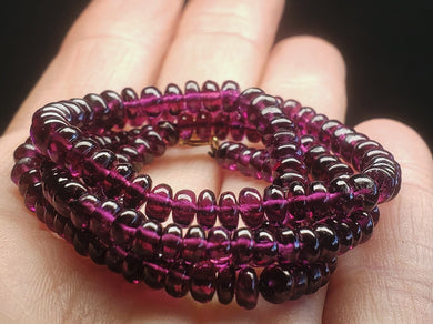 Garnet - Royal Purple  EO+ 4-5mm 17.75inch