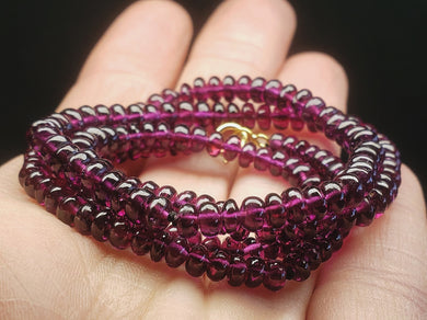 Garnet - Royal Purple  EO+ 3.8-5mm 19.75inch