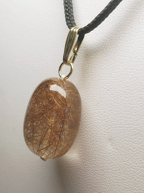 Quartz - Rutilated Therapeutic Pendant 35ct