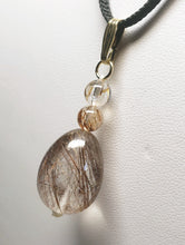 Load image into Gallery viewer, Quartz - Rutilated Therapeutic Pendant 33.8ct