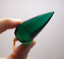 Load image into Gallery viewer, Teal Andara Crystal Pendulum