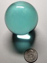 Load image into Gallery viewer, Turquoise Andara Crystal Sphere 2inch