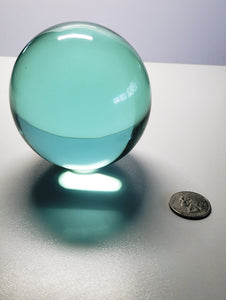 Turquoise Andara Crystal Sphere 3.25inch