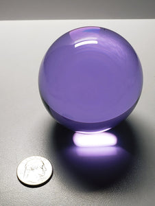 Violet (Light) Andara Crystal Sphere 2.75inch