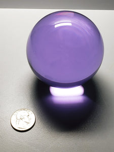 Violet (Light) Andara Crystal Sphere 3.0inch