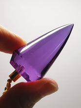 Load image into Gallery viewer, Violet (color changing) Andara Crystal Pendulum