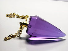 Load image into Gallery viewer, Violet (color changing) Andara Crystal Pendulum