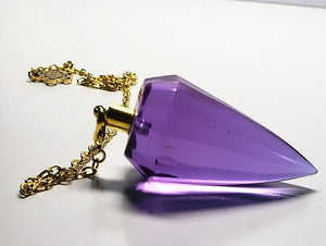 Violet (color changing) Andara Crystal Pendulum