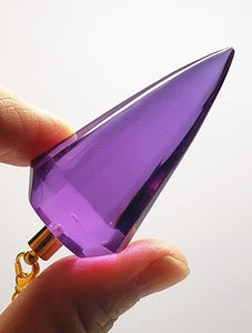 Violet (color changing) Andara Crystal Pendulum