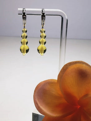 Yellow Andara Crystal Earrings