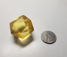 Load image into Gallery viewer, Yellow Andara Crystal Icosahedron 44g