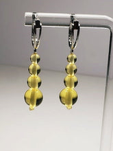 Load image into Gallery viewer, Yellow Andara Crystal Earrings