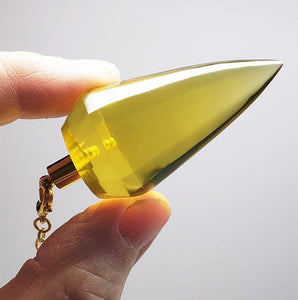 Yellow Andara Crystal Pendulum